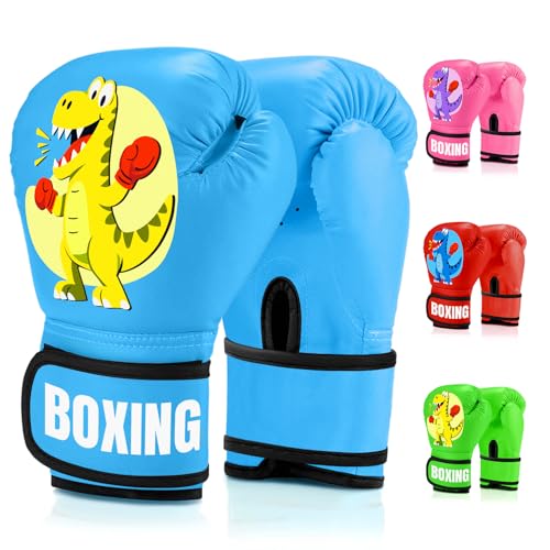 JUOIFIP Boxhandschuhe Kinder, Boxhandschuhe für Kinder 3 bis 14 Jahre, PU-Leder, Kinder Box Handschuhe zum Boxsack Sparring Training, Muay Thai, MMA, Kickboxen & Kampfsport, Blau JUOIFIP Boxhandschuhe Kinder, Boxhandschuhe für Kinder 3 bis 14 Jahre, PU-Leder, Kinder Box Handschuhe zum Boxsack Sparring Training, Muay Thai, MMA, Kickboxen & Kampfsport, Blau