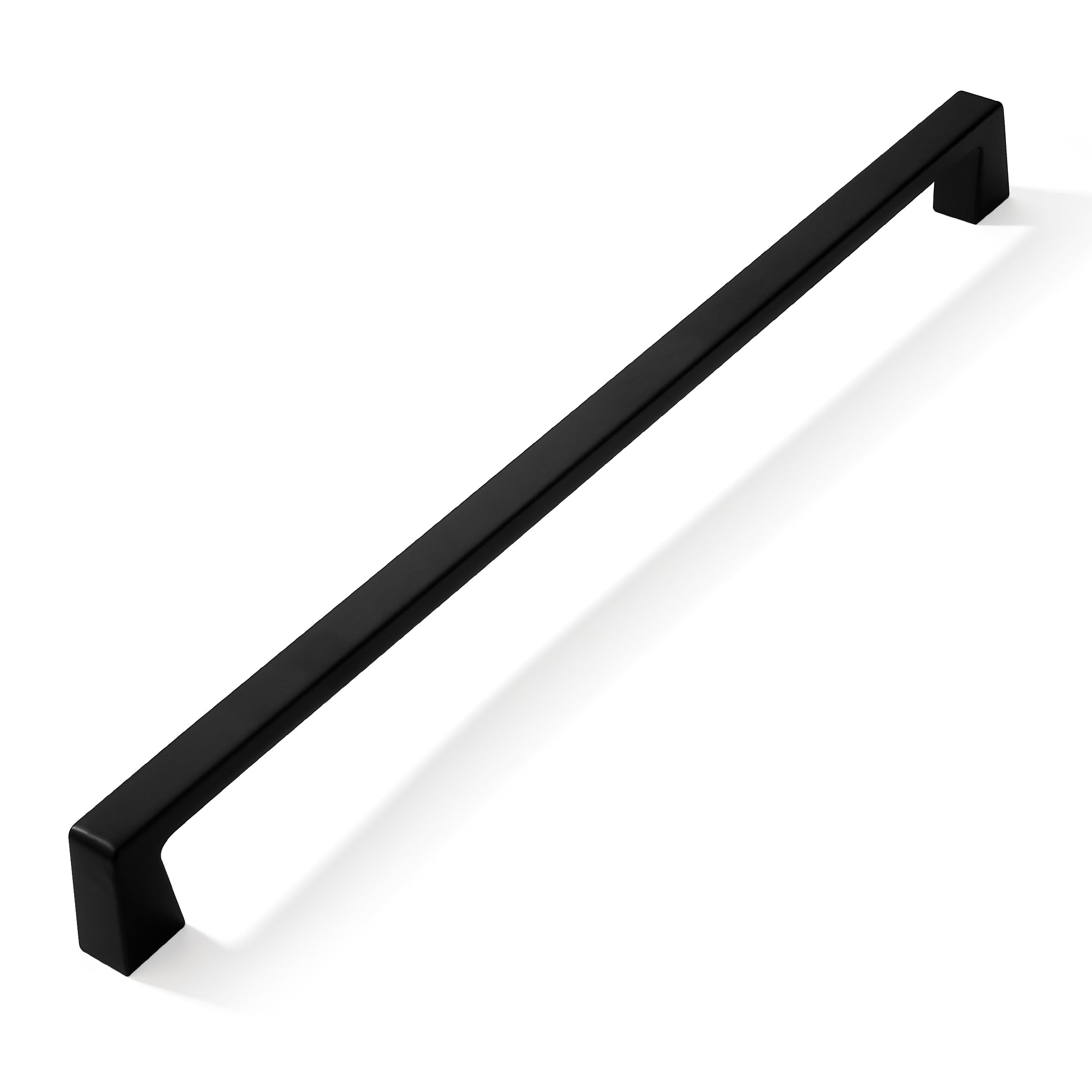 khtumeware 2 Pack 12 Inch Hole Center Kitchen Cabinet Handles, Matte Black Cabinet Pulls Kitchen Cabinet Hardware, Furniture Pulls for Bathroom Cupboard Drawer Handles Dresser Pulls — image 1