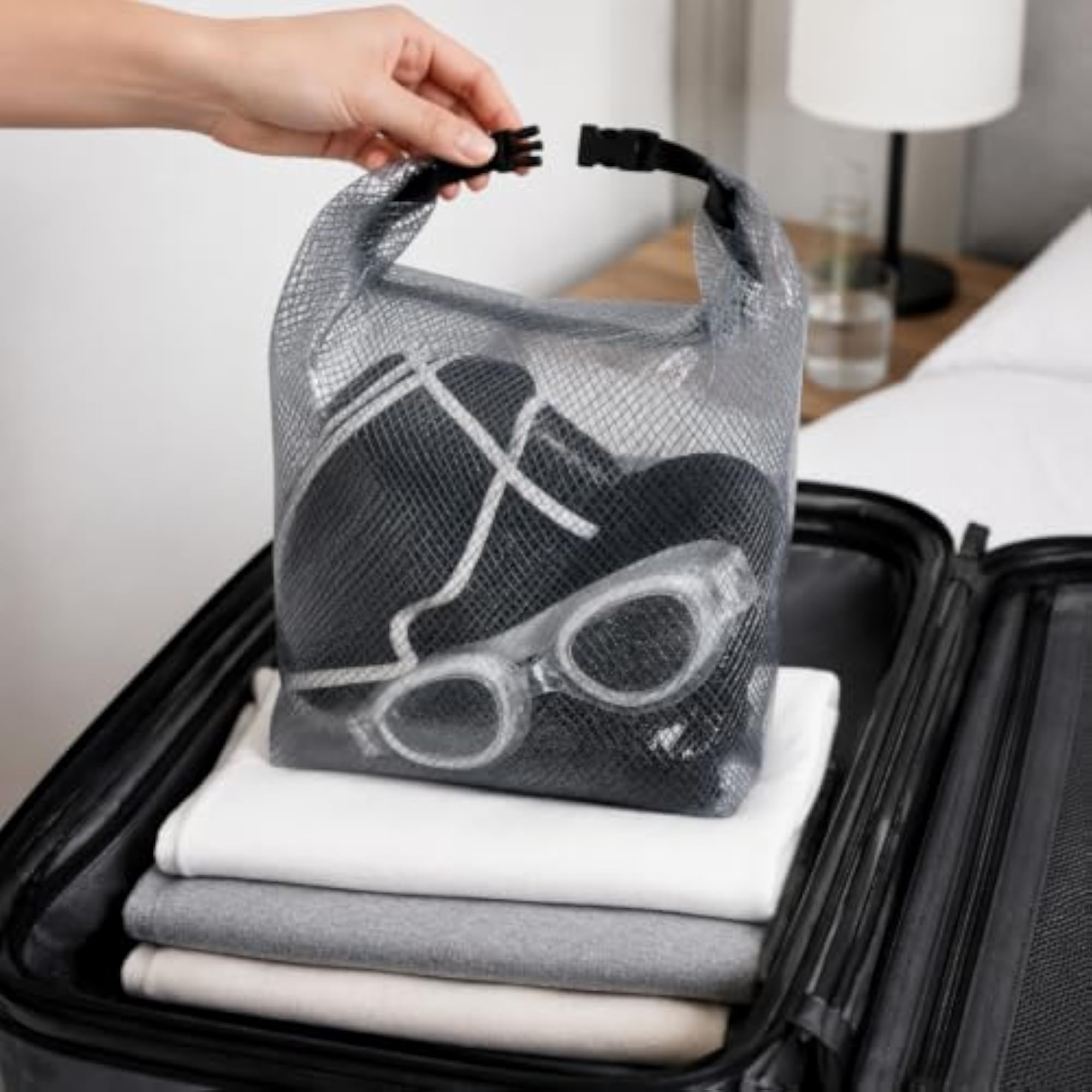Transparent Waterproof Storage Bags for Swimwear & Clothing