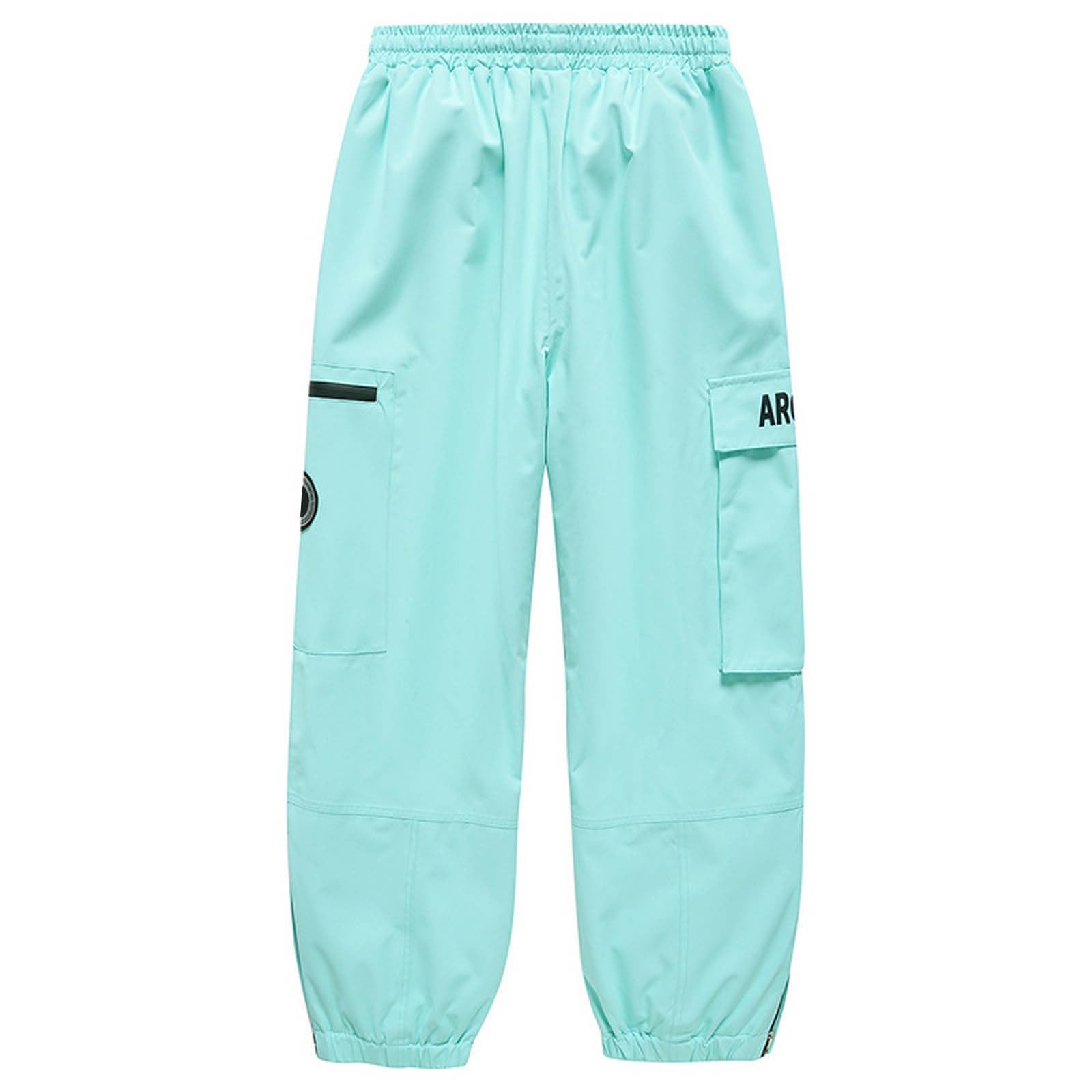 Generisch Baggy - Pantaloni da sci per uomo e donna, da tavola e da sci doppia, per l'inverno all'aperto, antivento e caldi, pantaloni da sci