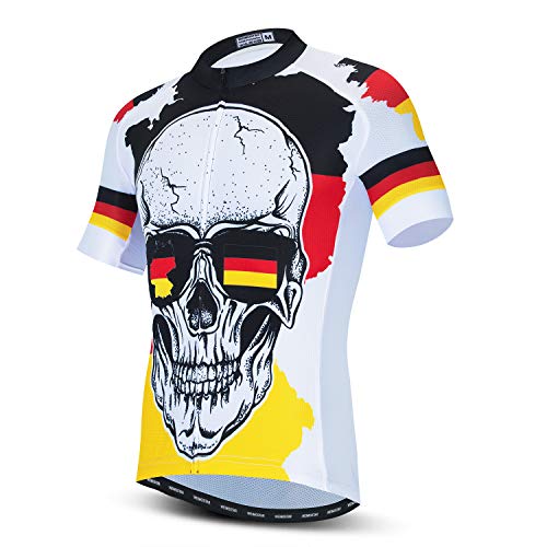 Maillot de cyclisme pour homme - Séchage rapide - Tailles S à 3XL, allemagne, XL Cover