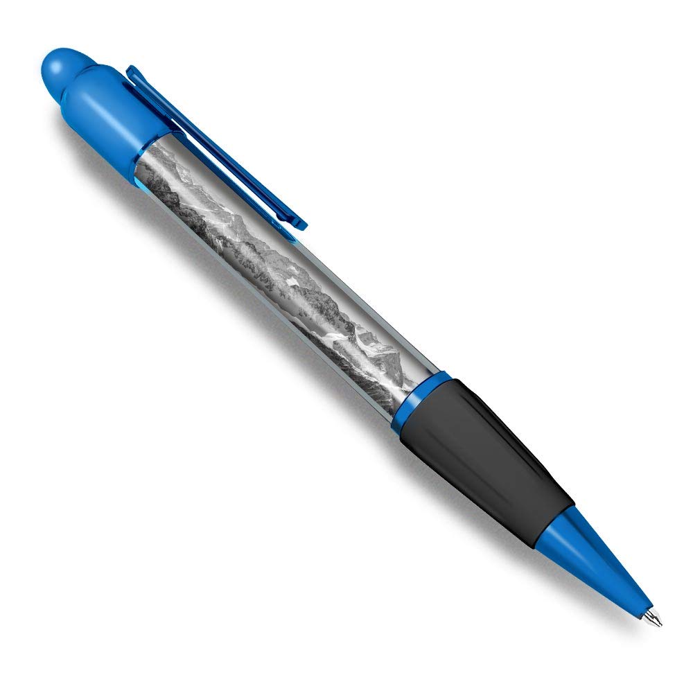 1 x Blue Ballpoint Pen (Black Ink) - Austrian Alps Tyrol Mountain #39013