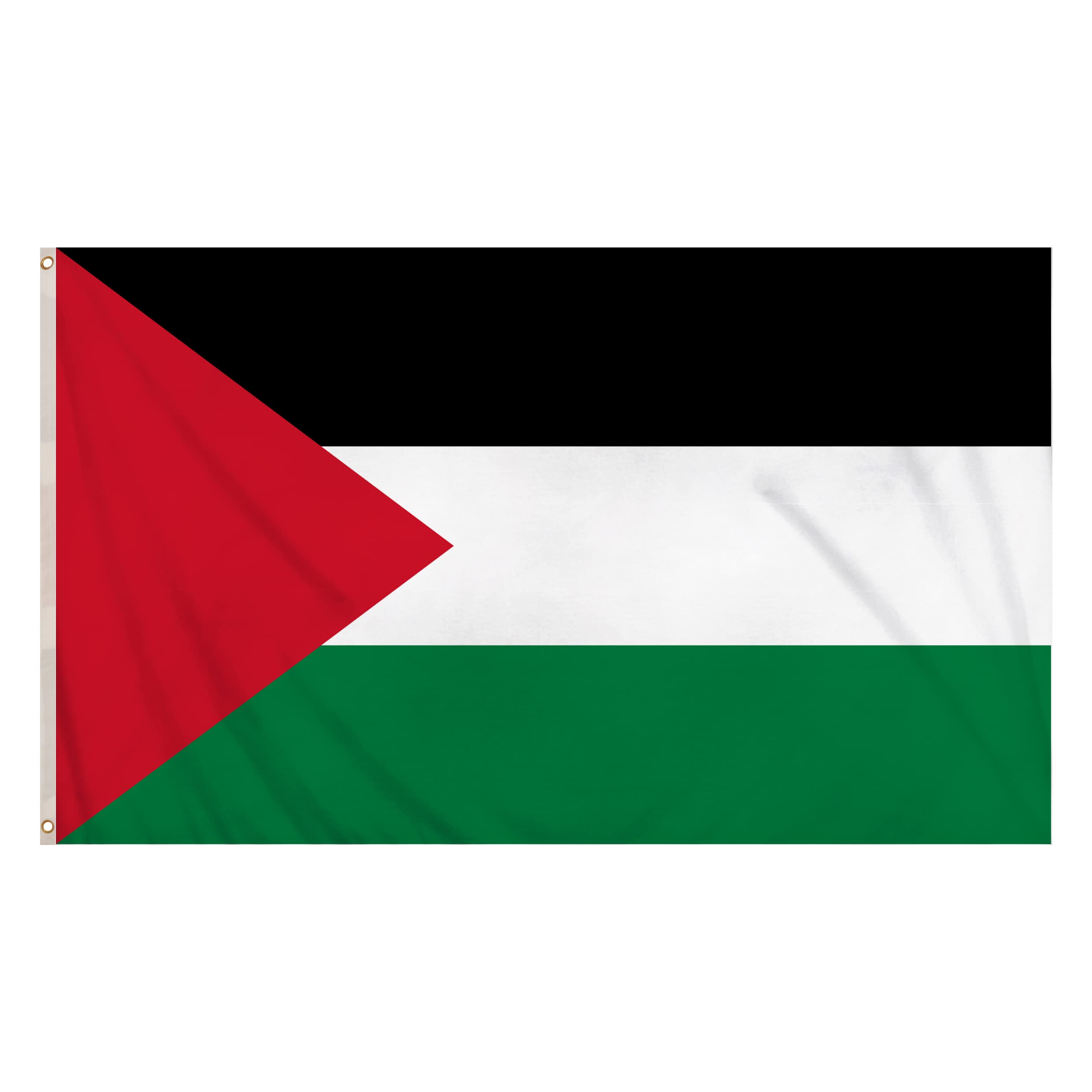 Summerlee Large 5x3ft Palestine Flag – Premium Double Stitched Durable Polyester Collectable Souvenir National Supporter Fan Colour Indoor Outdoor Banner, Multicolor