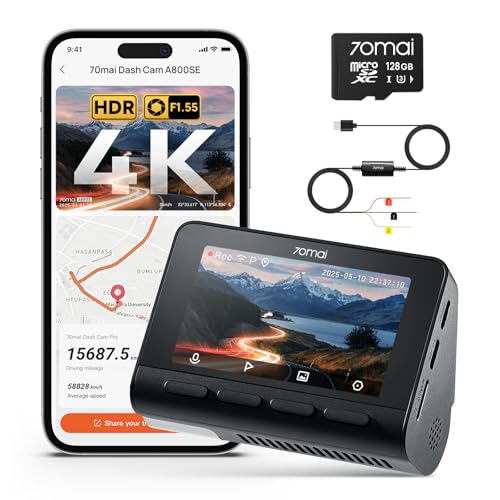 70mai Dashcam A800SE et Kit UP03 pour sécuriser vos trajets en vacances