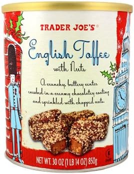 Trader Joe's Traditional English Toffee with Nuts - 30 oz. (1 lb. 14 oz, 850g)