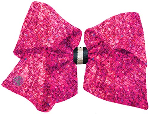 The Official Jojo Siwa Signature Collection Hair Bow - Large Sparkle Sequins - Pink Bow