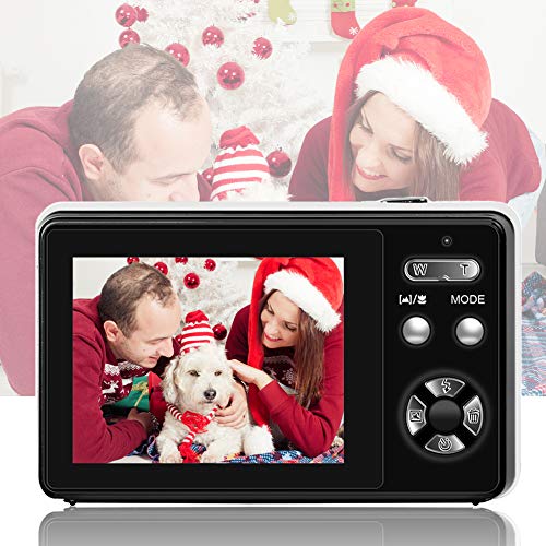 YinFun Digitalkamera Fotoapparat Digitalkamera 24 Megapixel Mini Digitalkamera 2,4-Zoll-Bildschirmkamera mit Digitalzoom-Makro-Kompaktkameras(Schwarz) Cover