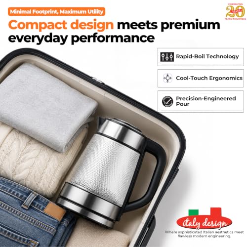 Image of ITALIA Premium Stainless Steel Electric Kettle 1.8L
