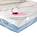 Produktbild PROCAVE wasserdichter Matratzenschoner Babybett 60 x 120 cm - atmungsaktive Matratzenauflage, Made in Germany, weiß, Matratzenschutz ohne Knistern