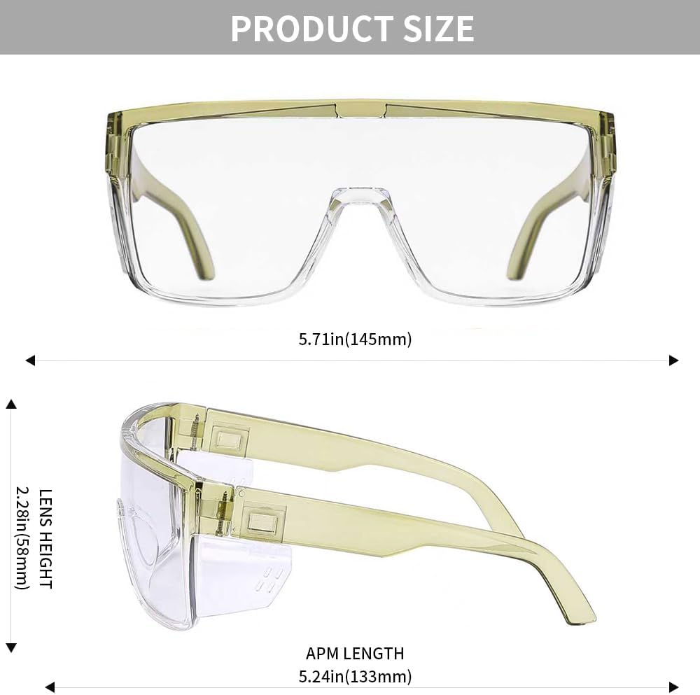 ANSIZ87Safety Glasses UV400 Photochromic Anti Blue Light Durable Industrial Construction Protective Eyewear