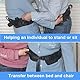 Momyninie Transfergürtel Ganggürtel,Transfer Pflegegurt,Pflegegurt für Behinderte, Ältere, Senioren, VerletzteWalking Sicherheitsunter stützungsgerät