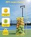 PodiuMax Tennis Ball Picker Upper, 30 Pickleball Picker Upper, 42 Tennis Ball Collector, Portable Pickleball Retriever for Easy Collection & Storage