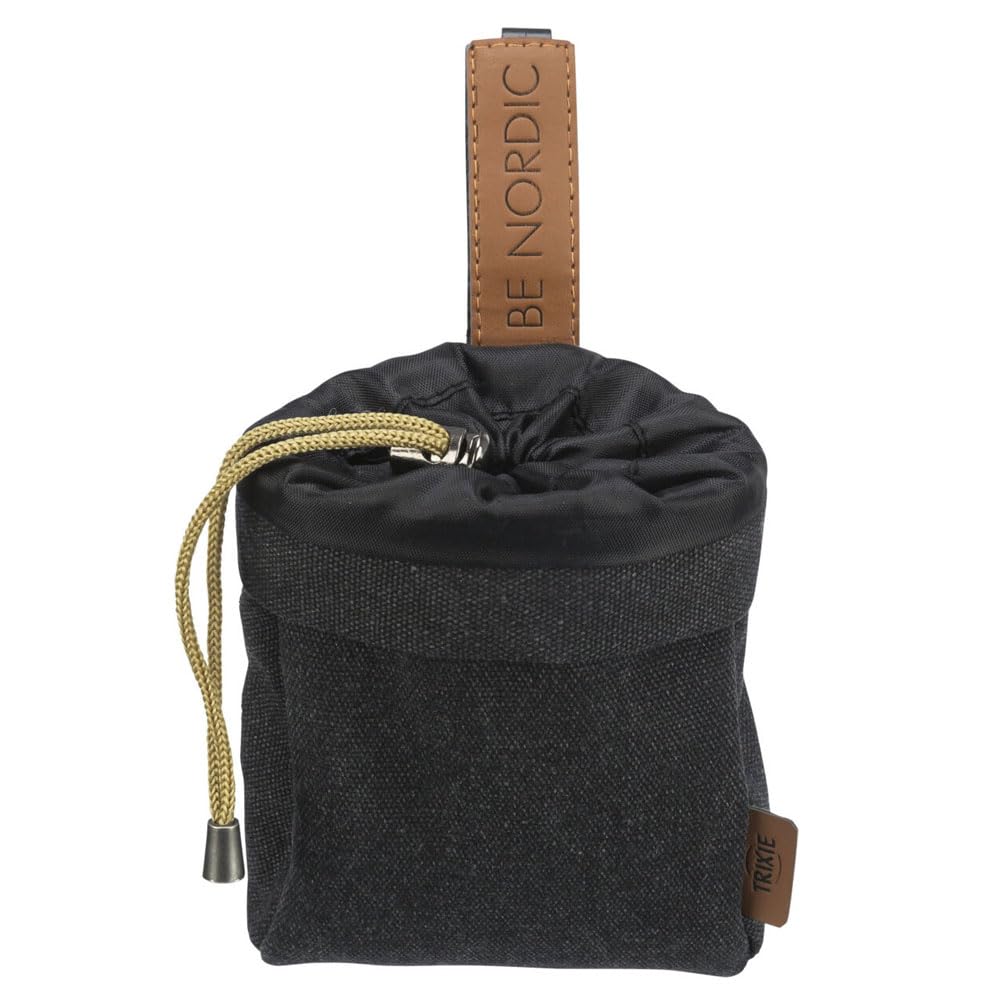 TRIXIE BE Nordic Snack Bag, Diameter 10 x 14 cm, Black, Multi-Coloured
