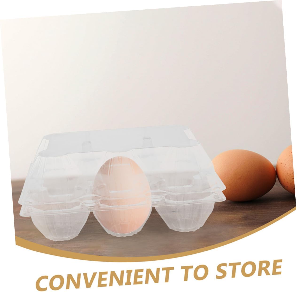 15pcs Plastic Carton for Goose and Eggs Reusable Storage Box Organizer for Refrigerator and Kitchen Secure and Portable Holder