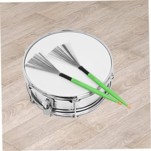 Par de Baquetas Green Wire Drum Brush para Batería miniatura 7