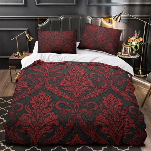 Parure de lit 3D design classique pour chambre de fille