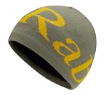 Rab Logo Beanie - Lightweight Knitted Skull Cap for Skiing & Everyday Use - Light Khaki/Sahara - One Size