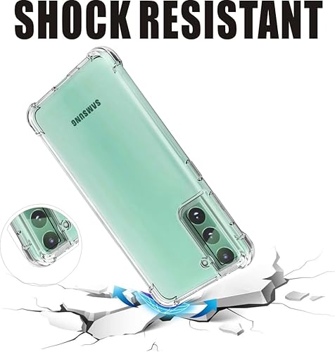 Miniatura 5 de Folmeikat Funda para Samsung Galaxy S23 FE 5G, absorción de golpes, flexible, transparente, de goma TPU protectora para Galaxy S23 FE 5G, 6.4