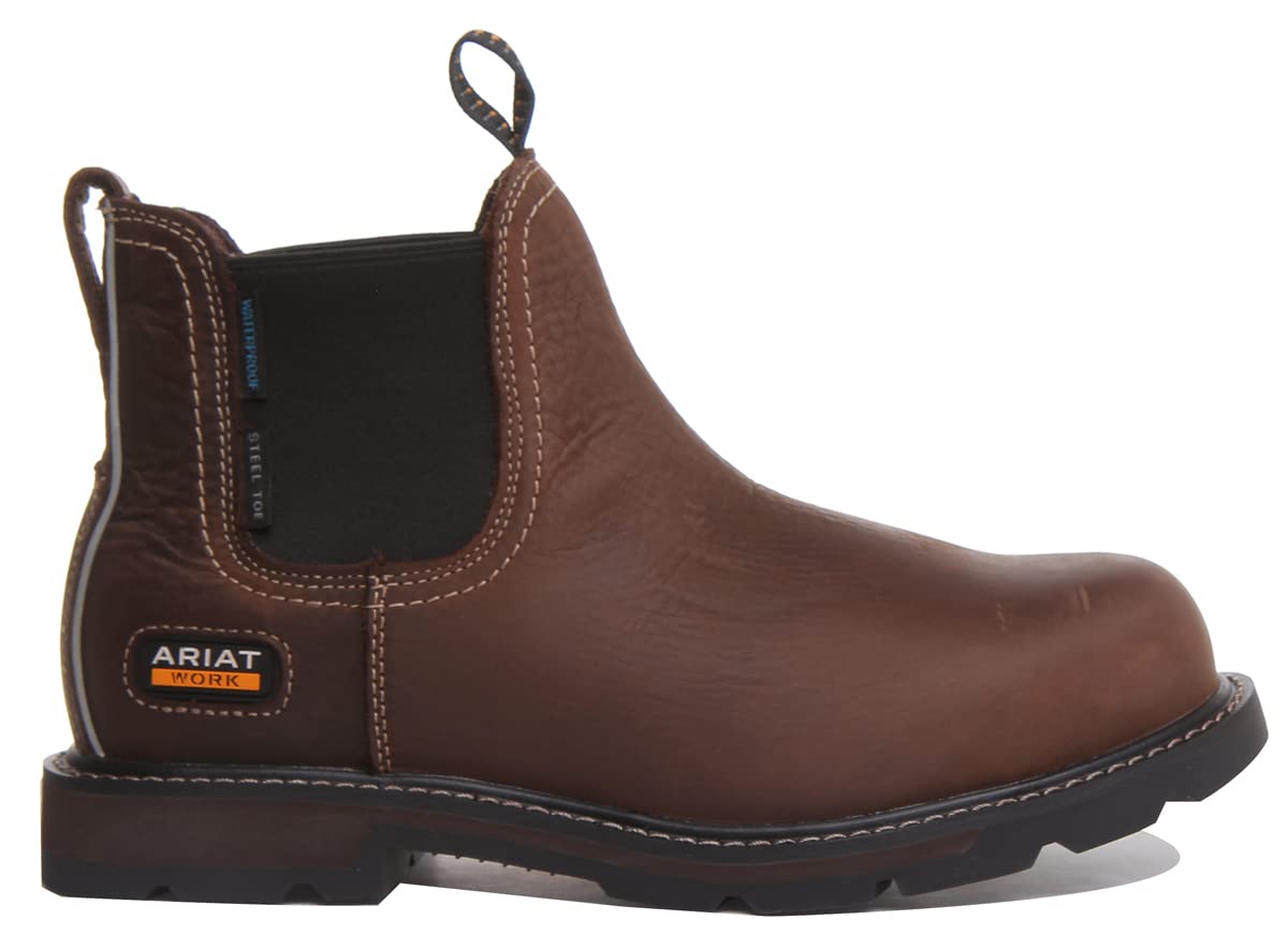ARIAT Groundbreaker Chelsea Waterproof Steel Toe Work Boot
