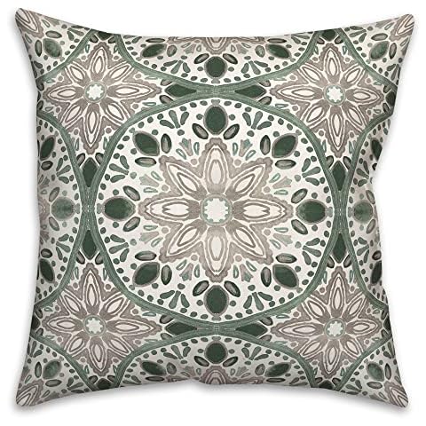 Creative Products Faded Gray Green Pillow Cover