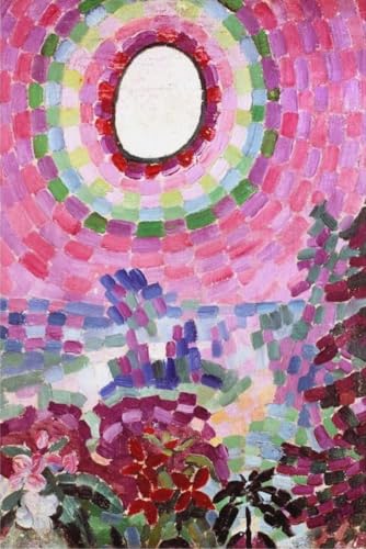 Impression Toile Robert Delaunay Passage Avec Disque Tableau Abstrait Chic