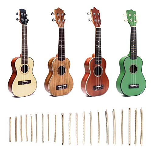 Kit de traste de guitarra com fio de traste de guitarra, acabamento suave, reduz o desgaste das cord