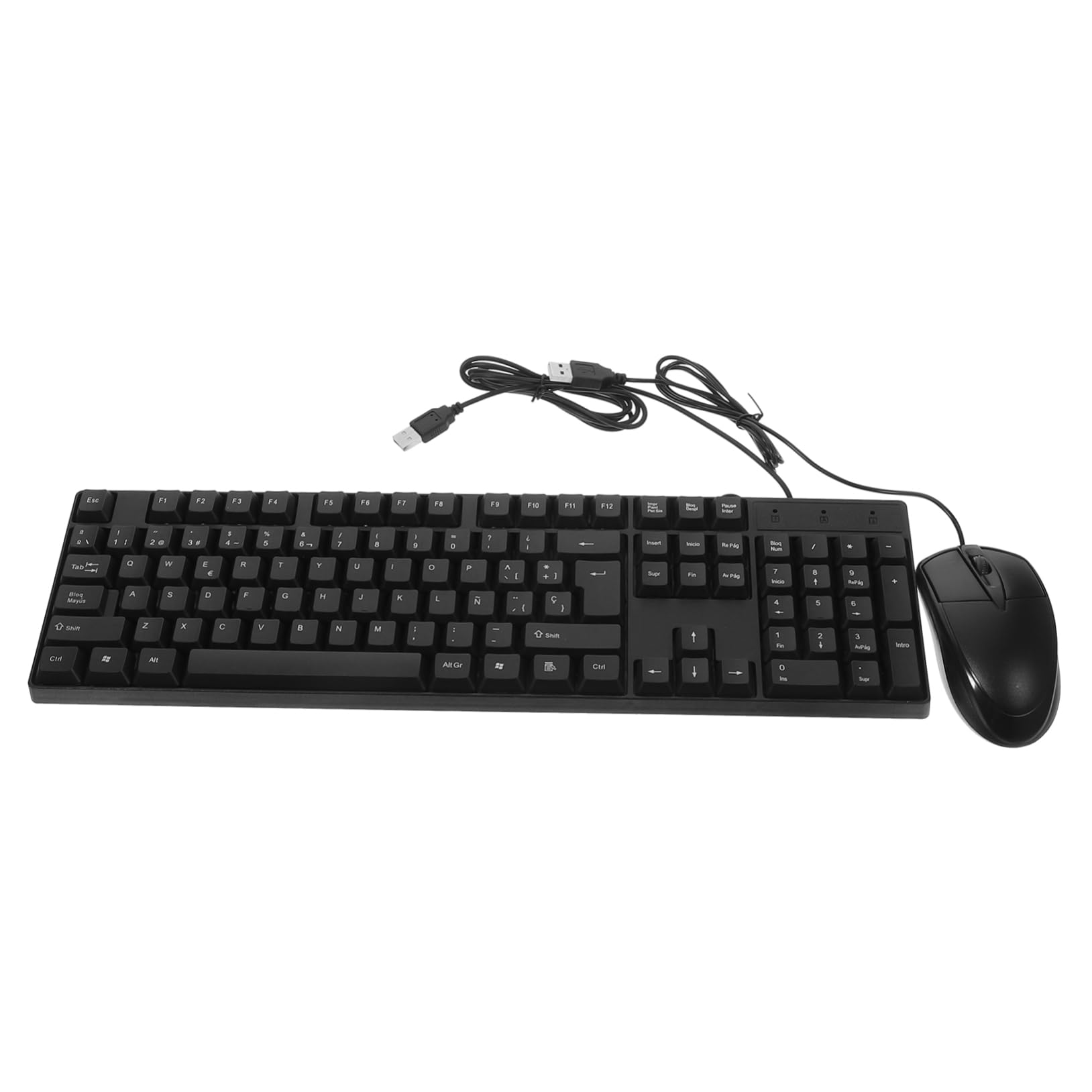 SHINEOFI Tastiera Cablata Mouse Combo Tastiera e Mouse Full Tastierino Numerico Fornitura Per Computer Per Uso Domestico e Ufficio