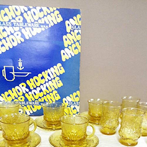 Amazon.co.jp: ビンテージ アンカーホッキング レインフラワー ハニー