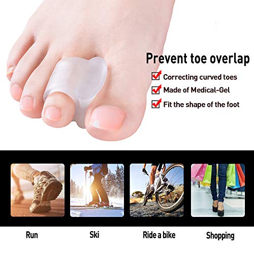 Buy Welnove 10 Pack Toe Separators Gel Toe Spacers Bunion Corrector