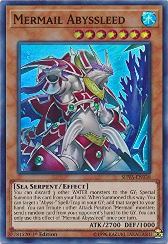 Yu-Gi-Oh! - Mermail Abyssleed - SHVA-EN038 - Super Raro - 1ª Edición - Sombras en Valhalla