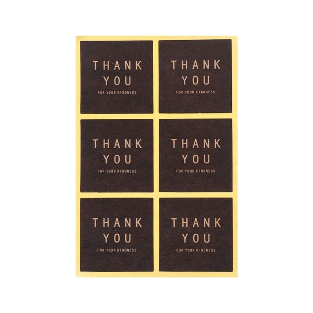 Amazon | 【InfoMine】Thank you シール 100枚 大 ギフトシール