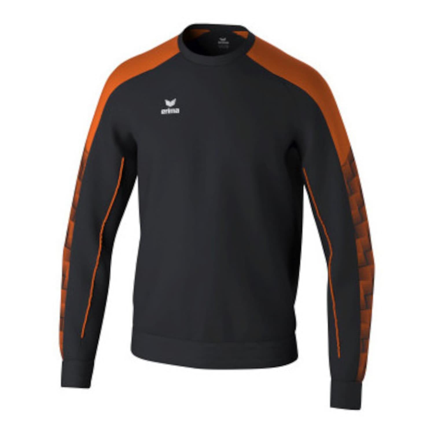 Erima Men's Evo Star Functional Sweatshirt Black/Orange