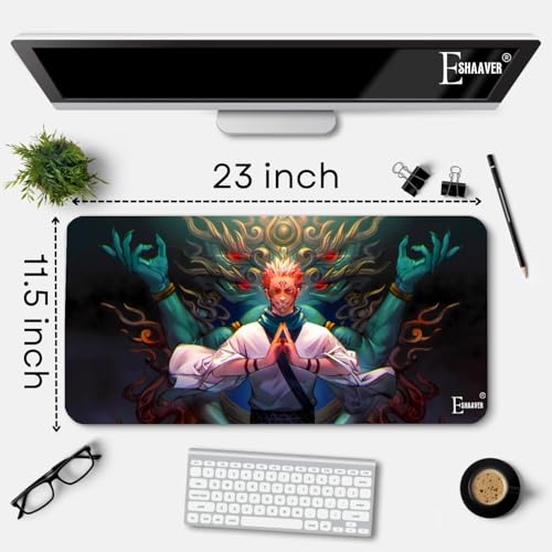 Image of Anime fearturing Large Gaming Mouse Pad, Extended Desktop Mat, 58 x 28 cm (DS 5)