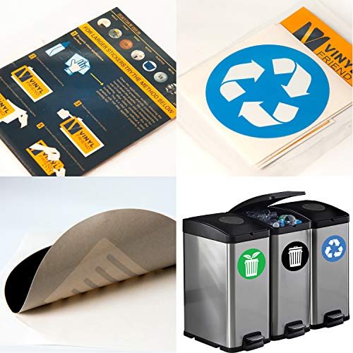 Recycle-Trash-and-Compost-Stickers-for-Metal-or-Plastic-Garbage-cans-and-Bins-Indoor-Outdoor-Laminated-and-UV-Protected-Premium-Decal-2567-Compost-Small