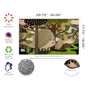   Toland-Home-Garden-800244-Happy-Hedgehog-Funny-Door-Mat-18x30-Inch-Animal-Outdoor-Doormat-for-Entryway-Indoor-Entrance