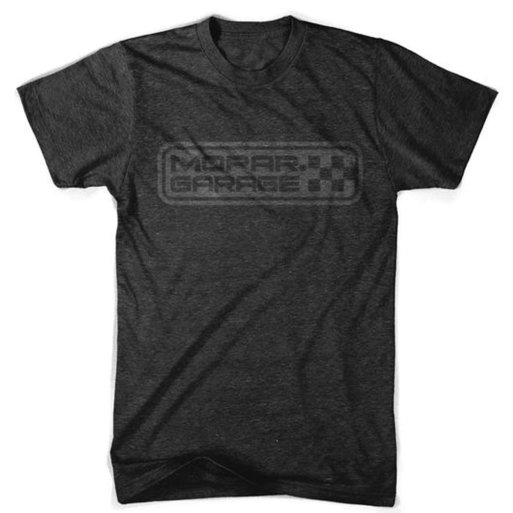 Detroit Shirt Company Men's Mopar Garage T-Shirt (Heather Black) (XXXL)