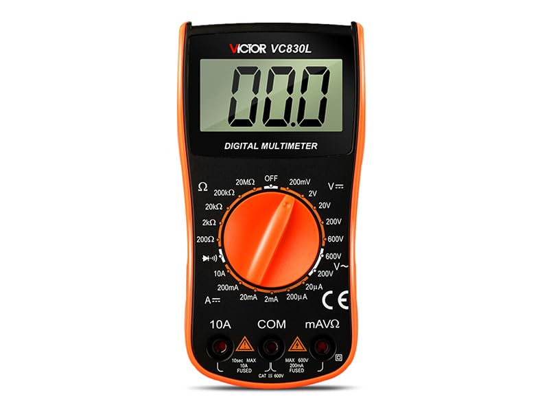 VICTOR VC830L mini digital Multi-meter Manual Range resistance