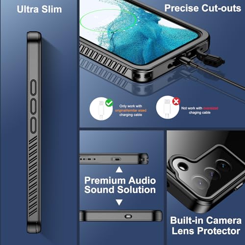 Spidercase TYJ-FS S22 BK Designed For Samsung Galaxy S22 Case Waterproof thumb #5