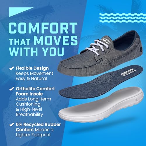 Image of Skechers Women's Go Walk Lite Isla Boat Shoe