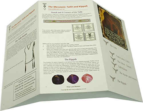 New Covenant Prayer Shawl Tallit English/Hebrew with Matching Case Sky Blue Small4