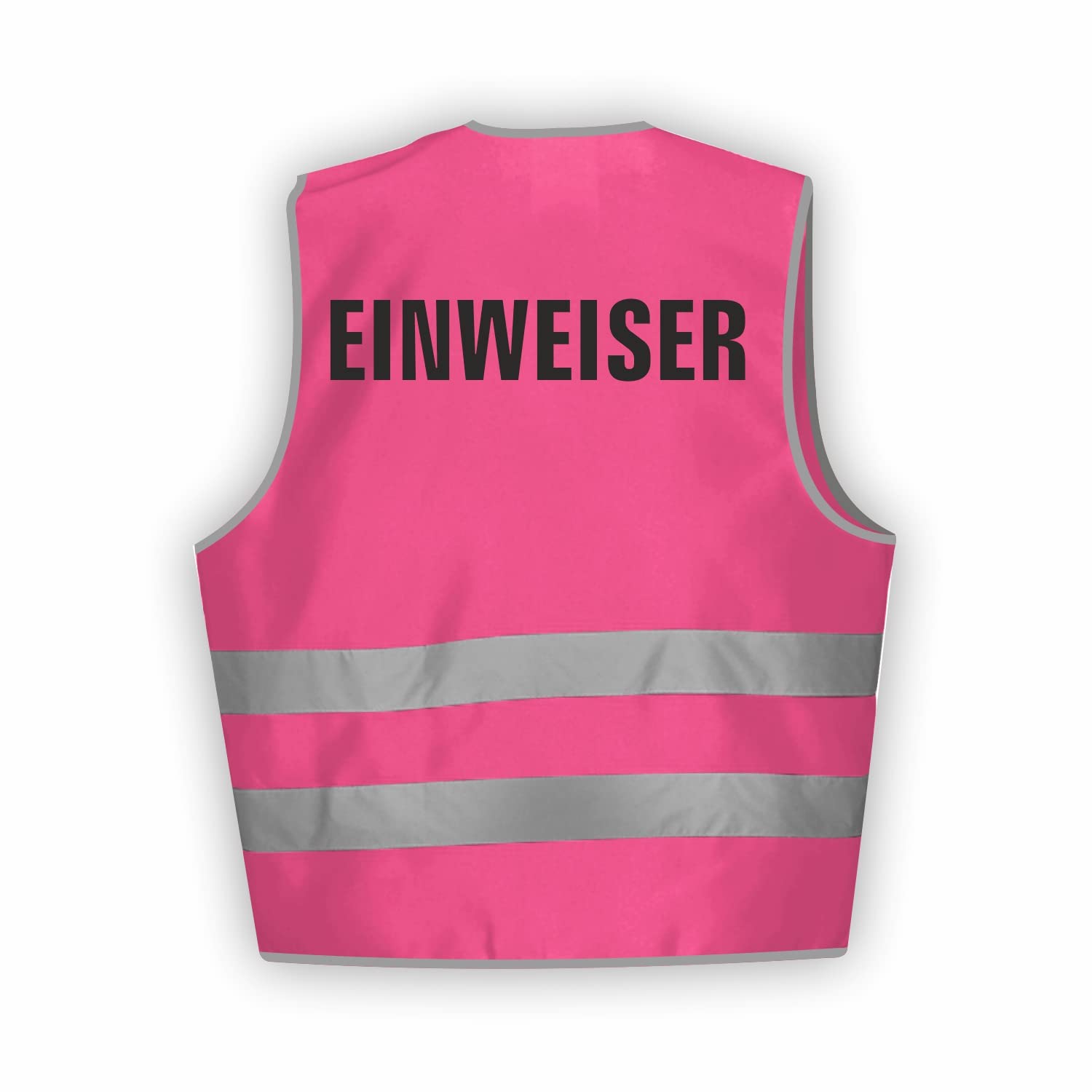 Sicherheitsweste GELB Warnweste nach EN ISO 20471 zertifiziert - Warn Weste für EINWEISER- Unisex mit hochwertigem Reflektorstreifen
