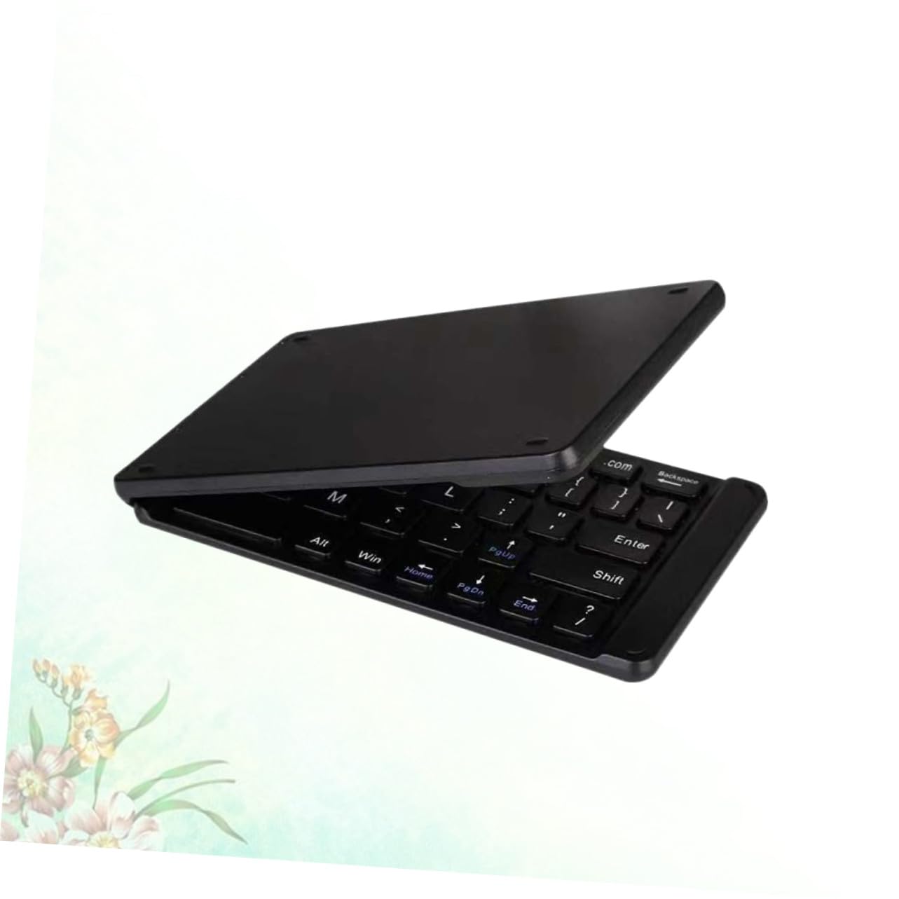 Housoutil Tastiera Wireless Pieghevole Tasti Design Pieghe Compatto per Cellulare Tablet e Computer Portatile Realizzata in Materiale Abs Resistente