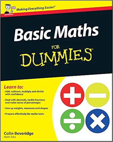 Basic Maths For Dummies book cover