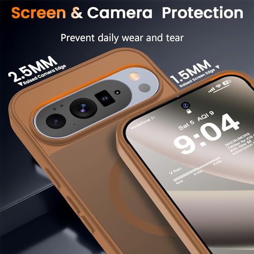 Image of WRJ Magnetic Case for Google Pixel 10 Pro XL 6.8-Inch, Brown