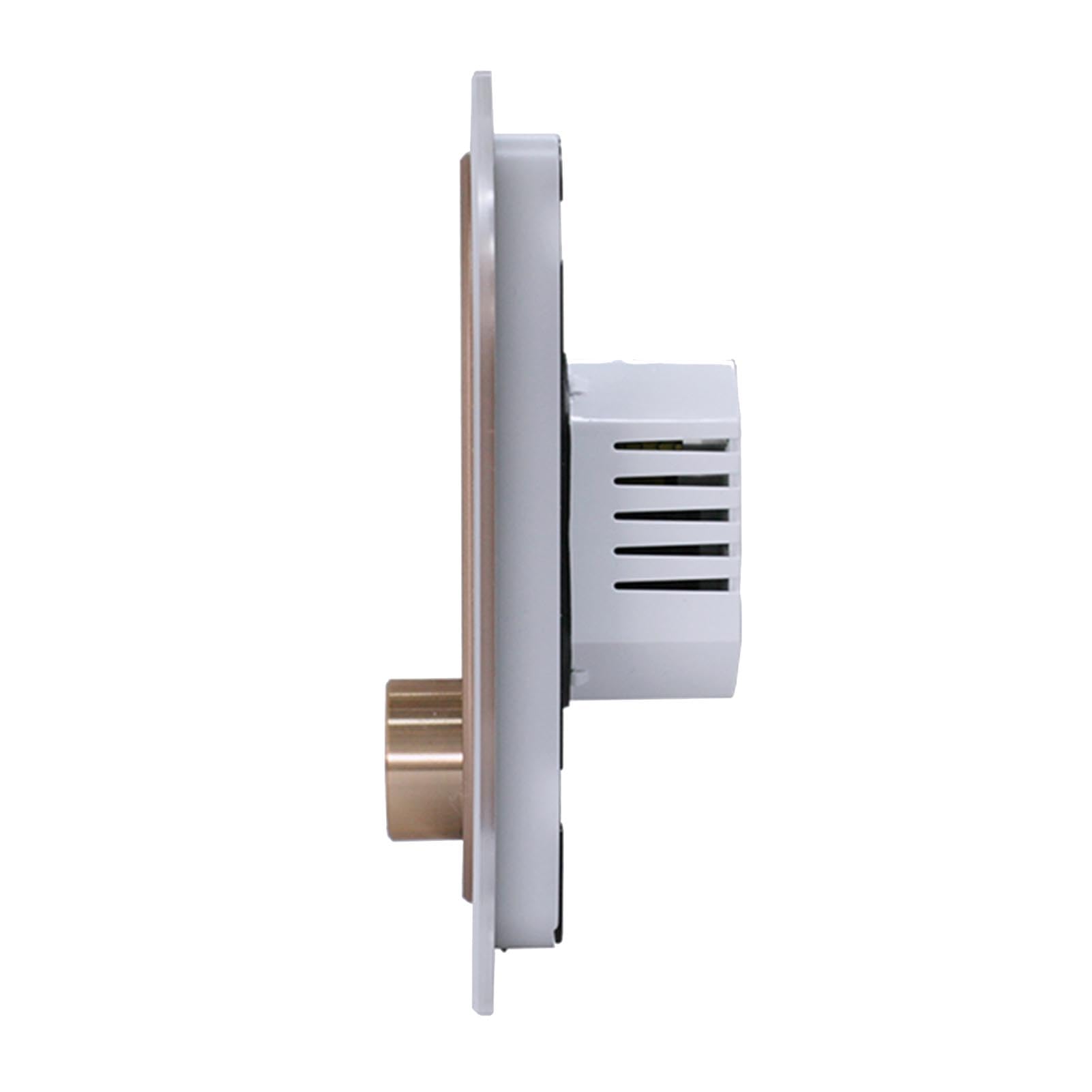 LiebeWH WiFi Inteligentny Termostat Pokojowy Wyświetlacz LED Tygodniowy Programowalny Elektryczny Sterownik Ogrzewania do Kontroli Domowej Aplikacji Mobilnej, Komputera PC, Materiału ABS (WHITE)