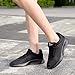 MAIITRIP Womens Walking Shoes,Ultra Lightweight Breathable Tennis Running Shoes Mesh Non-Slip Casual Comfortable Fashion Sneakers Work Gym Workout Athletic Sport Cuhioning Trainers Black Size 6.5