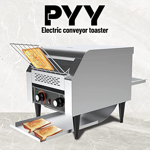 Commerciële Broodrooster Transportband 600 Plakjes/U Restaurant Broodrooster Voor Broodje Bagel Brood Zware Rvs… - Afbeelding 4