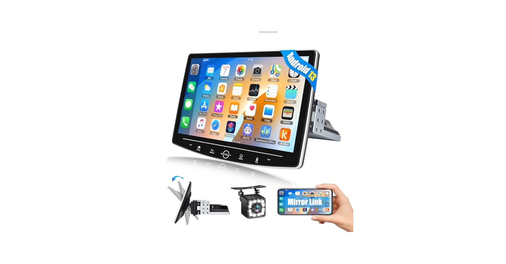 ANDROID - サバンナ Amazon.com: CAMECHO Android 13 Single Din Car Stereo with