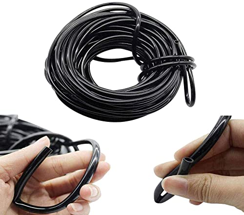 Image of DIY Crafts 40mtr, 4 /7 Pipe 4mm, Flexible Pipe-Hose Only Watering Tubing Hose Drip Pipe PVC Hose Irrigation System Watering Systems Greenhouse Lawn, Plants, Garden,Patio (Fle (40mtr, 4 /7 Pipe 4mm)
