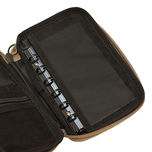 Mini 6 Size Refill Pad Pouch, Ring Diameter 0.4 Inches (10 Mm), Beige Personal Organizer 1710-060 #TOP3